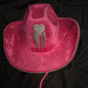 Pink Rhinestone Cowboy Hat